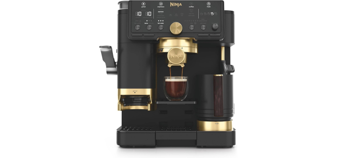 Amazon: Machine à café 3-en-1 Ninja Luxe Café Pro - expresso, filtre, infusion à froid, broyeur/buse à lait
