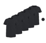 LIDL: ESMARA MEN T-shirt homme 5 pièces - 100% coton à 18,99€ (au lieu de 19,99€)