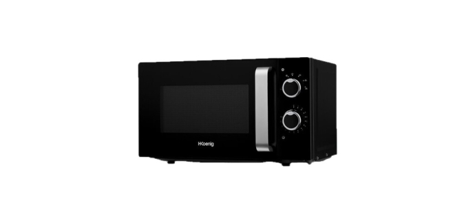 JoyBuy: Hkoenig VIO8 Micro-ondes 20L 700W Noir/Inox à 62,99€ (au lieu de 79,99€)