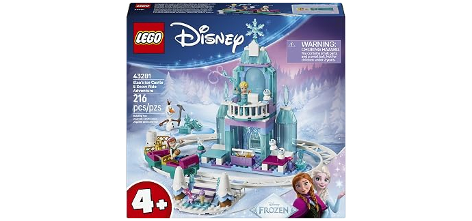 Amazon: LEGO® Disney Princess Le château de Glace et la Piste enneigée d’Elsa (43281) à 39,80€