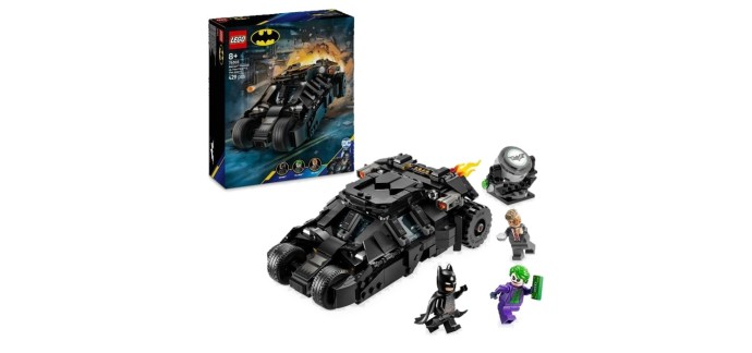 Cdiscount: Lego Batman Batmobile Tumbler 76303 (LEGO) à 42,99€ (au lieu de 59,99€)