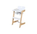 LIDL: ROBA Chaise haute évolutive blanc-bambou à 55,99€ (au lieu de 77,25€)