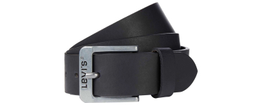 Amazon: Ceinture Levi's Free Normal Buckle - Regular Black Cuir, Taille 90 à 14,52€ (au lieu de 25,35€)