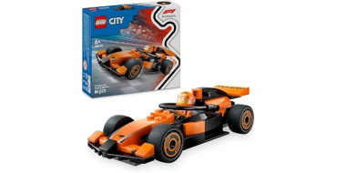 Amazon: LEGO® City Voiture de Course McLaren avec Pilote de F1 (60442) à 8,79€ (au lieu de 12,99€)