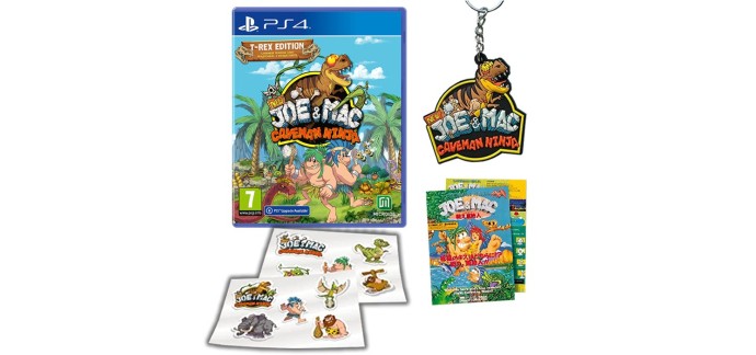 Amazon: New Joe and Mac - Caveman Ninja - T-Rex Edition (PS4) à 21,42€ (au lieu de 39,99€)