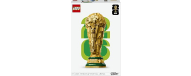 Amazon: LEGO® Trophée Officiel de la Coupe du Monde de la FIFA (43020) à 115,99€ (au lieu de 179,99€)