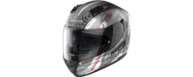 Amazon: Casque moto Intégral Nolan N60-6 Wheelspin - Gris Mat/Orange, ECE 22.06, écran solaire VPS, Pinlock