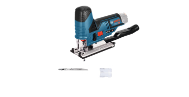 Amazon: Scie sauteuse sans-fil Bosch Professional 12V System GST 12V-70 - 2 lames, patin de glissement, pare