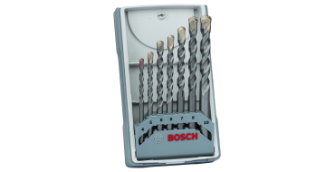 Amazon: Jeu de forets à béton Bosch Professional CYL-3 - 7 pièces, Ø 4-10 mm à 9,49€ (au lieu de 16,99€)