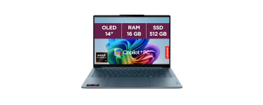 Amazon: PC portable 14" Lenovo Yoga Slim 7 14AKP10 - OLED WUXGA, Ryzen AI 7 350, 16Go/512Go à 779,99€