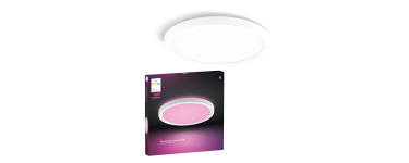 Amazon: Philips Hue Devote plafonnier LED connecté - White and Color Ambiance, 30cm, 2000 lumens à 59,99€