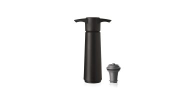 Amazon: Vacu Vin Pompe + Bouchon Noir/Gris à 12,74€ (au lieu de 14,99€)