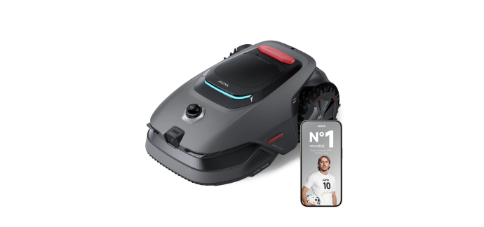 Amazon: Robot tondeuse sans fil Mova LiDAX Ultra 1600 périphérique avec module 4G à 799€ (au lieu de 1015€)