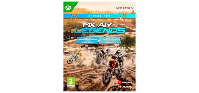 Amazon: MX vs ATV Legends Saison 2 (Xbox) à 14,25€ (au lieu de 29,99€)