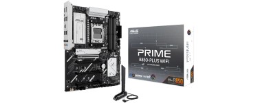 Amazon: Carte mère ATX ASUS Prime B850-PLUS WiFi - Socket AM5, DDR5, PCIe 5.0, WiFi 6E à 130,99€