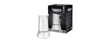 Amazon: Cafetière Italienne Bialetti New Venus - 6 Tasses, Acier inoxydable, Induction à 22,79€