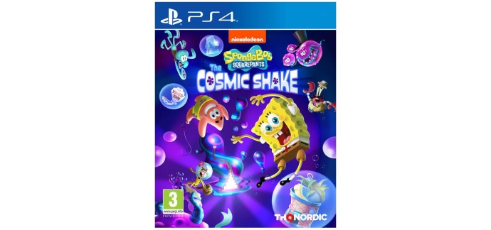 Amazon: SpongeBob SquarePants The Cosmic Shake (PS4) à 12,34€ (au lieu de 29,99€)
