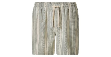 LIDL: ESMARA MEN Short homme vert/blanc (M) à 4,99€ (au lieu de 11,99€)