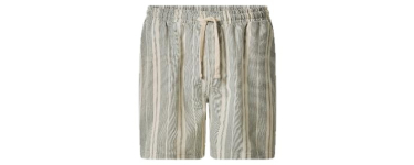 LIDL: ESMARA MEN Short homme vert/blanc (M) à 4,99€ (au lieu de 11,99€)