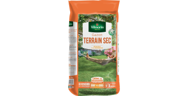 Amazon: Semences de Gazon Vilmorin Terrain Sec - 5 kg, Résistant à la Sécheresse à 36,75€