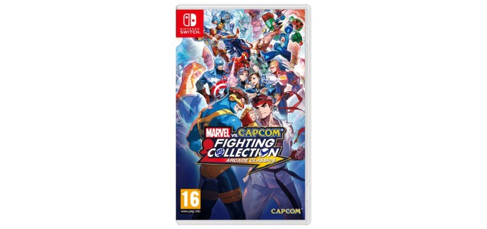 Amazon: Marvel vs Capcom Fighting Collection (Switch Dématérialisé) à 21,41€ (au lieu de 49,99€)