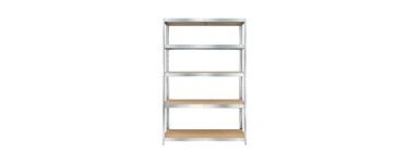 LIDL: PARKSIDE Rayonnage lourd 180x120x40cm - 5 niveaux, 150kg/plateau à 32,99€ (au lieu de 34,99€)