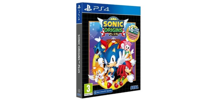 Cdiscount: Sonic Origins Plus Day One Edition (PS4) à 17,99€ (au lieu de 29,99€)