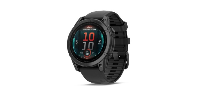 Amazon: Montre de sport connectée Garmin fēnix E - GPS, AMOLED, 47mm à 336,56€ (au lieu de 442,92€)
