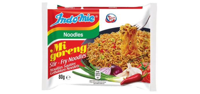 Amazon: Sachet de 80g de Nouilles Instantanées Indomie Mi Goreng à 0,29€ (au lieu de 1,37€)