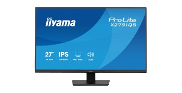 Amazon: Écran PC 27" iiyama ProLite X2791QS-B1 - QHD, IPS, haut-parleurs à 98,10€ (au lieu de 129€)