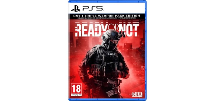 Amazon: Ready or Not Day One Edition (PS5) à 37,90€ (au lieu de 49,99€)