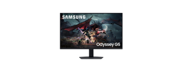 Amazon: Écran PC 32" Samsung Odyssey G50D - QHD, Fast IPS, 180Hz, 1ms, HDR400 à 189€ (au lieu de 289€)