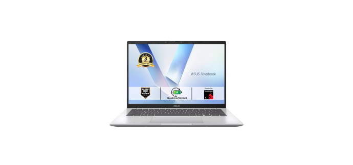 Amazon: PC portable 14" ASUS Vivobook 14 X1407QA - Snapdragon X1, 16 Go LPDDR5X, 512 Go SSD, AZERTY à 499,99