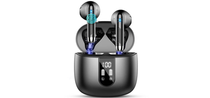JoyBuy: Casque Bluetooth Drsaec 5.4 HiFi stéréo - 56h, ENC, IP7 - écran à 9,42€ (au lieu de 29,91€)