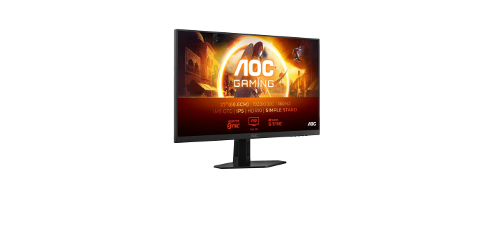Amazon: Ecran PC 27" AOC 27G4XED - FHD, 180 Hz, Fast IPS, 0.5ms MPRT, HDR10, G-Sync, Haut-parleurs à 89€