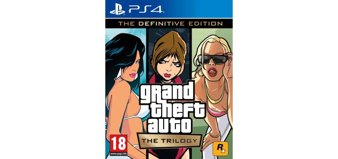 Amazon: GTA  The Trilogy The Definitive Edition sur PS4 à 15,80€