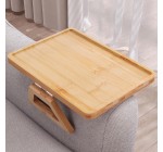 Amazon: Plateau de canapé en bambou - Accoudoirs à 14,04€ (au lieu de 18,74€)
