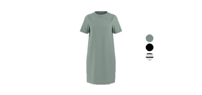 LIDL: ESMARA Robe t-shirt femme - 100% coton bio à 3,99€ (au lieu de 19,99€)