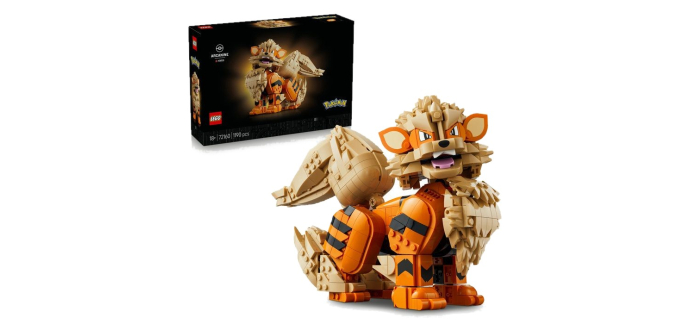 Cdiscount: Lego 72160 Pokémon Arcanin (Set Collector) à 59,99€ (au lieu de 99,99€)