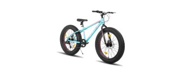 JoyBuy: Hiland Roon Vélo tout-terrain enfant 24 pouces - Shimano 7 vitesses, freins à disque à 236,99€