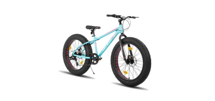 JoyBuy: Hiland Roon Vélo tout-terrain enfant 24 pouces - Shimano 7 vitesses, freins à disque à 236,99€