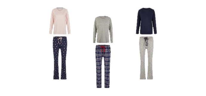 LIDL: HAPPY SHORTS Pyjama femme coffret cadeau - Coton, tailles S-L à 11,99€ (au lieu de 36,99€)