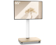 JoyBuy: Support TV mobile avec roulettes 32-65 pouces réglable en hauteur pivotant inclinable avec base en b