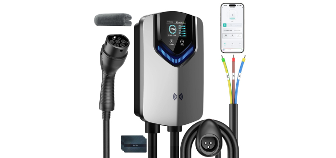 Amazon: Borne de recharge Witycharge 7.4kW - 230V, 6-32A, câble 8m à 252,69€ (au lieu de 319,77€)