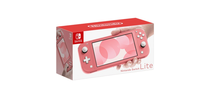 Amazon: Nintendo Switch Lite Corail à 179,98€ (au lieu de 219,99€)