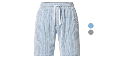 LIDL: Short homme ESMARA MEN en seersucker - 43% polyester recyclé à 3,99€ (au lieu de 9,99€)