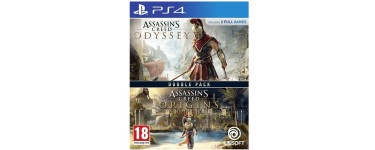 Amazon: Double Pack Assassin's Creed Odyssey + Origins (PS4) à 33,02€ (au lieu de 49,99€)