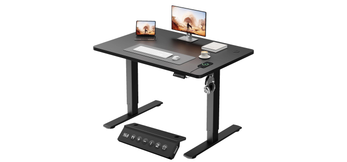Amazon: Bureau Assis-Debout Électrique Jummico - 100x60cm à 79,99€ (au lieu de 89,99€)
