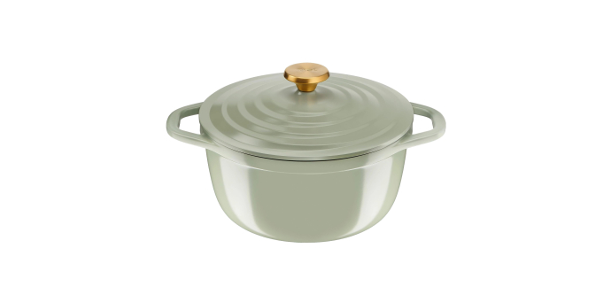 Amazon: Cocotte ronde Tefal Air Soft Light E2664625 - 24 cm, tous feux dont induction à 34,99€