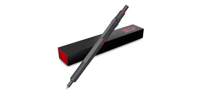 Amazon: Stylo à bille rOtring 600 - Encre noire à 19,59€ (au lieu de 29,99€)